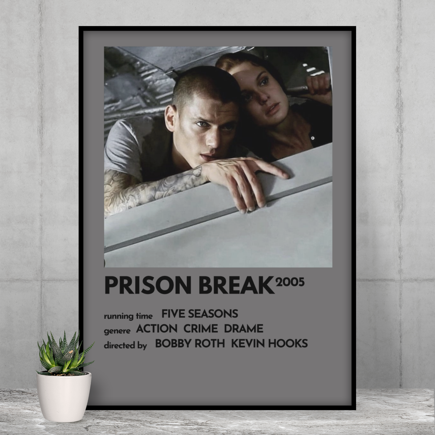 Prison Break POSTER DE PAREJA gris