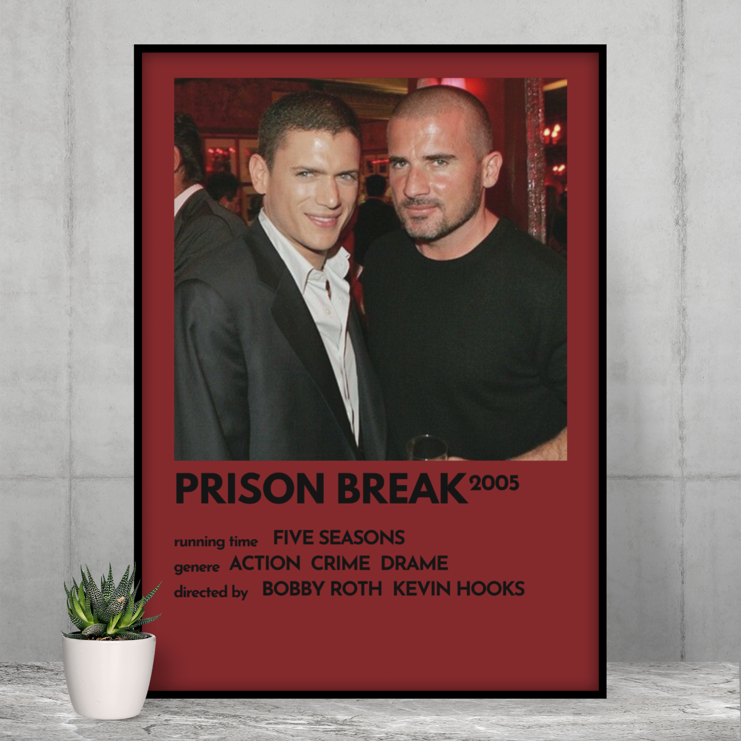 Prison Break MICHAEL and LINCOLN rojo